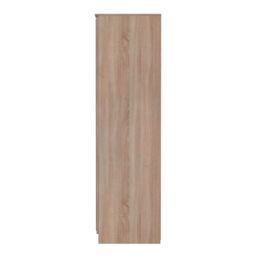 Ready Assembled 2 U Trent 2 Door Mirrored Wardrobe (Ready Assembled) in Light Oak - thumbnail 2