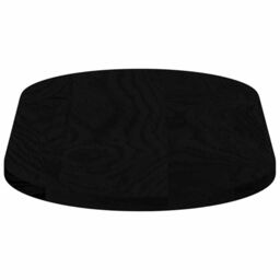 Berkfield Home Table Top Dark Brown 80x40x2 cm Solid Wood Oak Oval - Size: 80 x 40 x 2 cm - thumbnail 6
