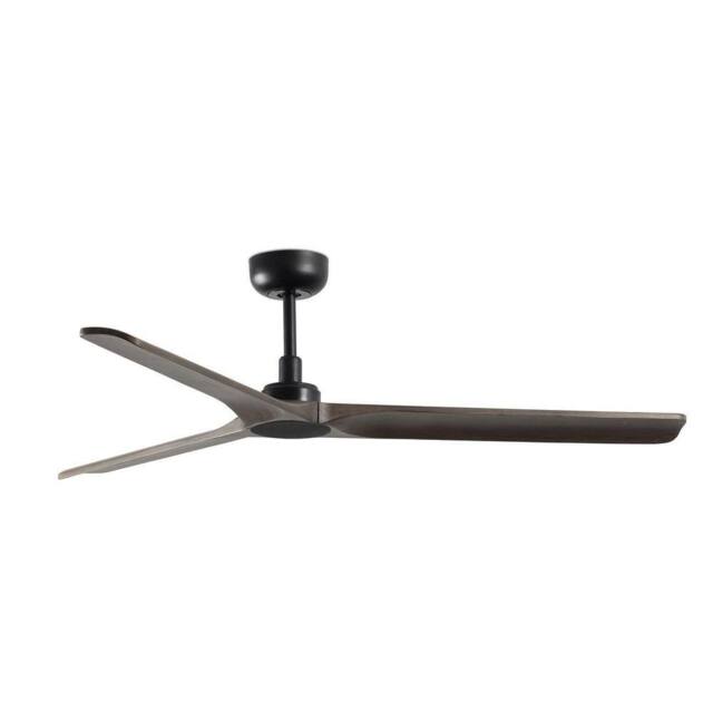 Netlighting Heywood Medium Black Dark Wood Ceiling Fan With DC Motor 6 Speed - image 1