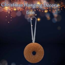 VFM e-Store Christmas Doughnut Hanging Decoration 17cm x 7cm Multi X 1 - Size: 17 cm x 7 cm - thumbnail 3