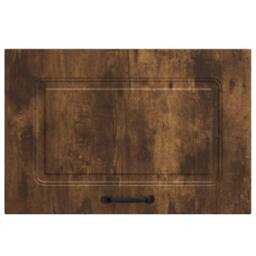 Berkfield Home Kitchen Wall Cabinet Kalmar Smoked Oak Engineered Wood in Brown - thumbnail 5