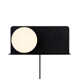 Nordlux Modern Indoor Wall Light Black Metal E14 Shelf - No, IP20 - thumbnail 3