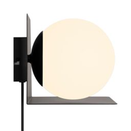 Nordlux Modern Indoor Wall Light Black Metal E14 Shelf - No, IP20 - thumbnail 2