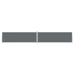 Berkfield Home Retractable Side Awning Anthracite 160x1000 cm in Black - thumbnail 2