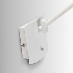 Netlighting Phuket Wall Lamp 1 Light 7W LED 3000K 600lm Matt White Polished Chrome - thumbnail 5