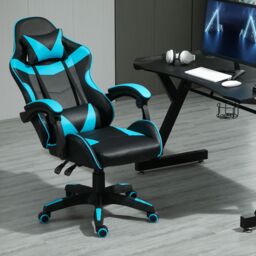 MCC Direct Neon Edge Gaming Chair with Tilt & Swivel function Chair A in Blue - thumbnail 5