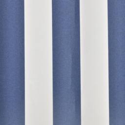 Berkfield Home Awning Top Sunshade Canvas Blue & White 3 x 2.5m (Frame Not Included) - thumbnail 3