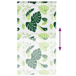Berkfield Home Shower Roller Blind with Cassette 140x240 cm Fabric Width 136 cm in Green - thumbnail 5