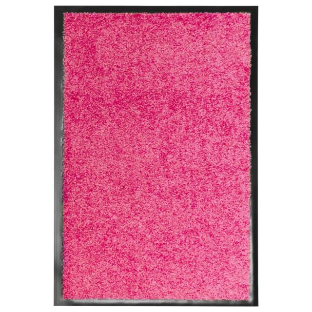 Berkfield Home Doormat Washable Pink 40x60 cm - image 1