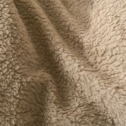 OHS Thermal Soft Teddy Fleece Duvet Cover Bedding Set in Stone - Size: Single - thumbnail 4