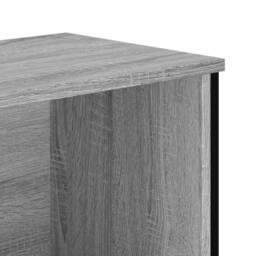 Berkfield Home Modern Bookcase Grey Sonoma 50x31x137.5 cm Engineered Wood - thumbnail 7