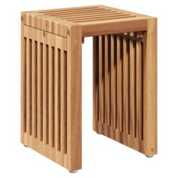 Berkfield Home Garden Nest of Side Tables 3 pcs Solid Wood Teak in Brown - thumbnail 7
