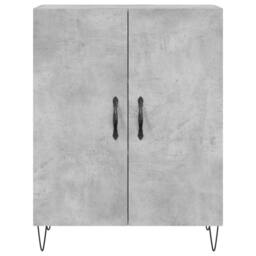 Berkfield Home Highboard Concrete Grey 69.5x34x180 cm Engineered Wood - thumbnail 8