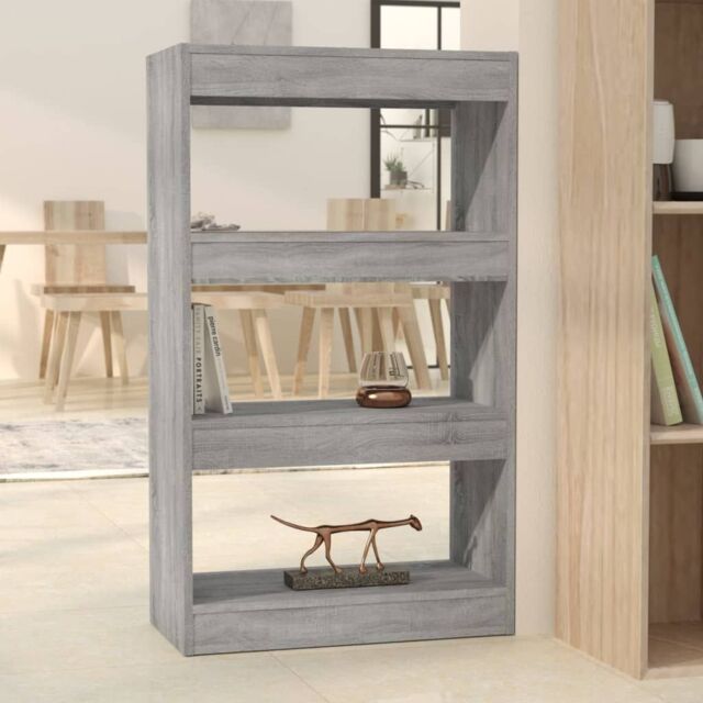 Berkfield Home Book Cabinet/Room Divider Grey Sonoma 60x30x103 cm Engineered Wood - Size: 60 x 30 x 103 cm - image 1
