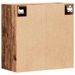 Berkfield Home Wall Cabinet Old Wood 60x31x60 cm Engineered Wood in Brown - Size: 60 x 31 x 60 cm - thumbnail 6