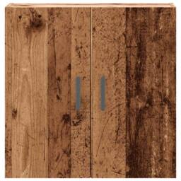 Berkfield Home Wall Cabinet Old Wood 60x31x60 cm Engineered Wood in Brown - Size: 60 x 31 x 60 cm - thumbnail 4