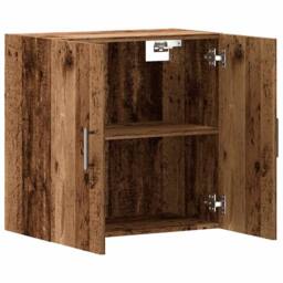 Berkfield Home Wall Cabinet Old Wood 60x31x60 cm Engineered Wood in Brown - Size: 60 x 31 x 60 cm - thumbnail 7