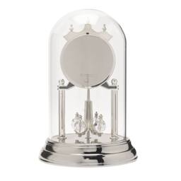 WILLIAM WIDDOP Rotating Pendulum Anniversary Clock Silver - thumbnail 5