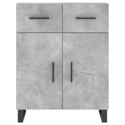 Berkfield Home Highboard Concrete Grey 69.5x34x180 cm Engineered Wood - thumbnail 8