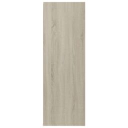 Berkfield Home Shoe Rack Sonoma Oak 54x34x100.5 cm Engineered Wood in Brown - thumbnail 5