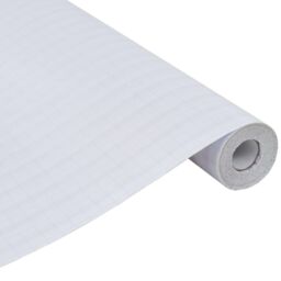 Berkfield Home Frosted Privacy Window Film Adhesive Stripes 0.9x10 m in White - thumbnail 3