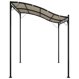 Berkfield Home Canopy Cream 2x2.3 m 180 g/m ² Fabric & Steel in Beige - thumbnail 4