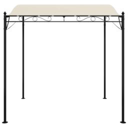 Berkfield Home Canopy Cream 2x2.3 m 180 g/m ² Fabric & Steel in Beige - thumbnail 3