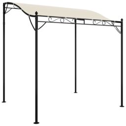 Berkfield Home Canopy Cream 2x2.3 m 180 g/m ² Fabric & Steel in Beige - thumbnail 2