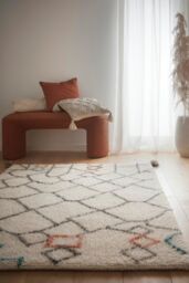 Origins Berber Knotted Chain Ivory/Multi in Ivory - Size: 120 cm x 170 cm - thumbnail 1
