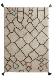 Origins Berber Knotted Chain Ivory/Multi in Ivory - Size: 120 cm x 170 cm - thumbnail 2