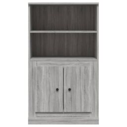 Berkfield Home Highboard Grey Sonoma 60x35.5x103.5 cm Engineered Wood - thumbnail 6