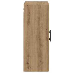 Berkfield Home Wall Mounted Cabinet Artisian Oak 69.5x34x90 cm Engineered Wood in Brown - thumbnail 5