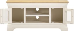 Seconique Bordeaux Small TV Stand (Fully Assembled) in Ivory - thumbnail 5