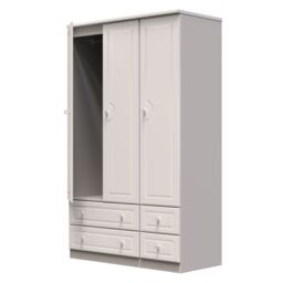 Ready Assembled 2 U Stratford Triple 2 Drawer + Drawer Wardrobe (Ready Assembled) in Taupe - thumbnail 5