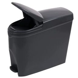 ProKleen Grey Pedal Operated Toilet Sanitary Bin 20L Capacity & 50 Bin Liners - thumbnail 4