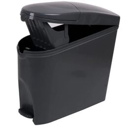 ProKleen Grey Pedal Operated Toilet Sanitary Bin 20L Capacity & 50 Bin Liners - thumbnail 3
