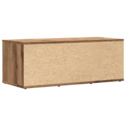 Berkfield Home TV Cabinet Artisan Oak 80x34x30 cm Engineered Wood in Brown - Size: 80 x 34 x 30 cm - thumbnail 6