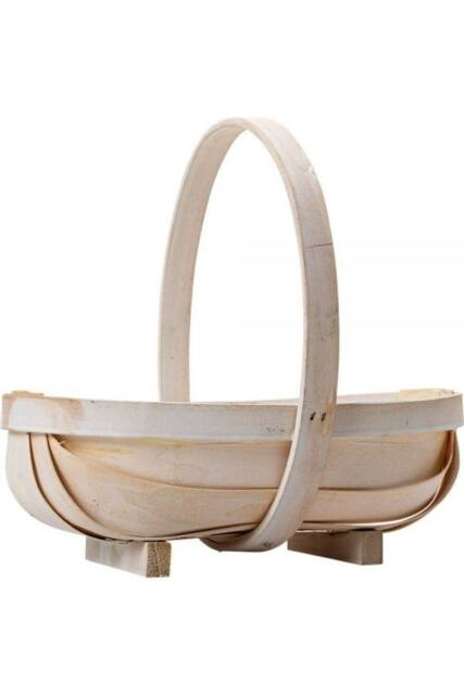 KDMD Love Embrace Trug White Brown Plastic - image 1