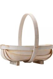 KDMD Love Embrace Trug White Brown Plastic - thumbnail 2