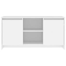 Berkfield Home TV Cabinet White 102x37.5x52.5 cm Engineered Wood - thumbnail 3