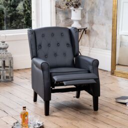 Artemis Home Galena Recliner Armchair in Grey - thumbnail 5