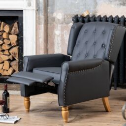 Artemis Home Galena Recliner Armchair in Grey - thumbnail 2