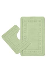Catherine Lansfield 'Armoni' Bath Mat & Ped Set in Green - thumbnail 4