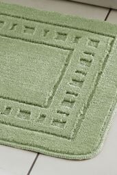 Catherine Lansfield 'Armoni' Bath Mat & Ped Set in Green - thumbnail 2