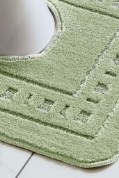 Catherine Lansfield 'Armoni' Bath Mat & Ped Set in Green - thumbnail 3