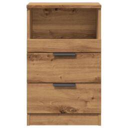 Berkfield Home Bedside Cabinet Artisan Oak 40x36x65 cm Engineered Wood in Brown - Size: 40 x 36 x 65 cm - thumbnail 5