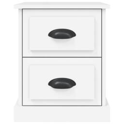 Berkfield Home Durable Bedside Cabinets 2 pcs White 39x39x47.5 cm Engineered Wood - thumbnail 8
