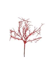 KDMD Red Coral Pick 5 Pack Artificial Flowers - thumbnail 1
