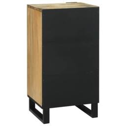 Berkfield Home Sideboard - 40 x 33.5 x 75 cm - Solid Mango Wood in Light Brown - thumbnail 5