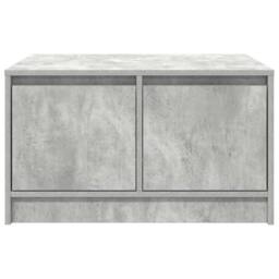 Berkfield Home Decorative Coffee Table with Drawers Concrete Grey 70.5x70x40 cm - thumbnail 6